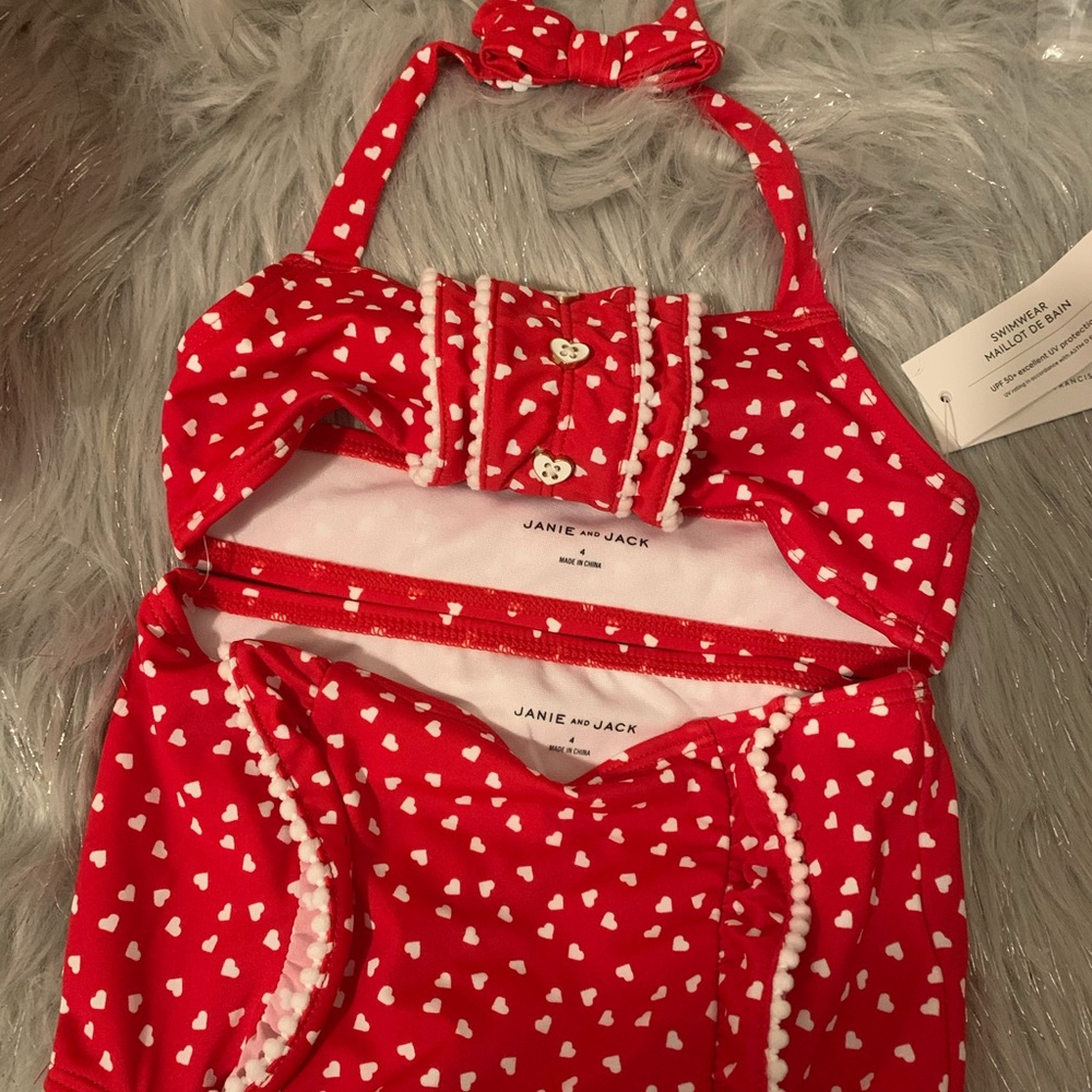 Janie and Jack Toddler Girls' Ruffle Swimsuit